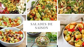 5 salades repas de saison faciles et originales [upl. by Fabriane]