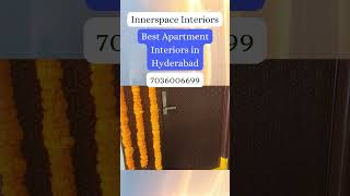 Looking for best apartment interiors in Hyderabad Contact Innerspace Interiors Hyderabad [upl. by Jordison]