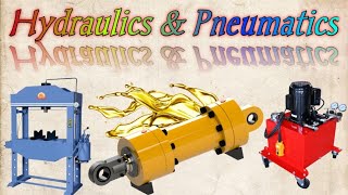 Hydraulic  Basic hydraulic system  Pneumatic  Hydraulic machine  hydraulics  Pressure  Force [upl. by Sacci]