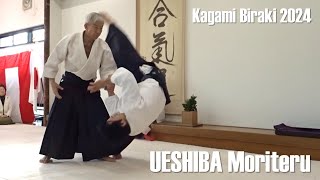 UESHIBA Moriteru Aikido Doshu  Kagami Biraki 2024 [upl. by Appilihp]