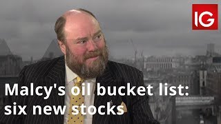 Malcys oil bucket list  6 new stocks [upl. by Yewed554]