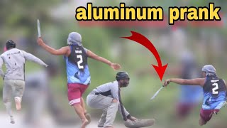 TAONG GRASA ALUMINUM PRANK  SULIT ANG TAKBO NI KUYA [upl. by Ratha]