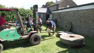 Polegate Windmill  donated mill stones delivery [upl. by Shirley]