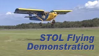 STOL short takeoff and landing flying demonstration [upl. by Kinemod879]