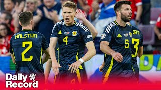 Scotland 1 Switzerland 1 Scott McTominay keeps Scotland’s Euro 2024 dream alive [upl. by Ahsikit281]