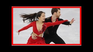 Whoops Wardrobe malfunction mars Olympic debut for ice dancers [upl. by Helge]