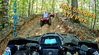 2020 CFMOTO CFORCE 600 and CFORCE 800 at Mud Slangers Offroad Trails [upl. by Lewanna]