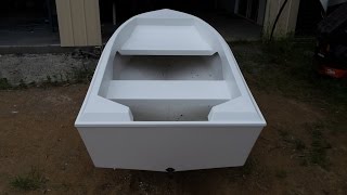 Fibreglass Boat Building from Mold  Completion [upl. by Jakob87]