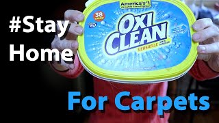 OXI CLEAN FOR CARPETS USE AND REVIEW  StayHomeAndClean  CLEAN FOR THE HOLIDAYS [upl. by Ateiluj]