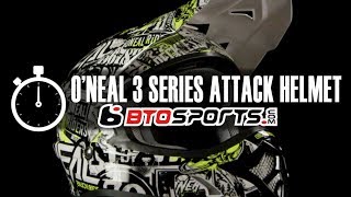 Oneal 3 Series Attack Helmet  BTOSportcom Review [upl. by Eecal184]