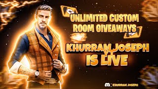 FREE FIRE LIVE KHURRAMJOSEPHYTLIVE khurramjoseph classyff nonstopgaming rai tondegamer [upl. by Laiceps]