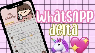 🎀 WHATSAPP DELTA 2023 ultima versión v530F SIN PERDER TUS CHATS✅ [upl. by Winnick]