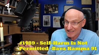 🛎 AT Daily 1489 🤕 SelfHarm Is Not Permitted 🐂 Bava Kamma 91 [upl. by Kimmel]