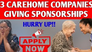 3 CARE COMPANIES OFFERING SPONSORSHIPS  UK MALAYALAM VLOG [upl. by Sunev]