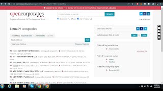 How to find LLc owner name and address from opencorporates  Learn With Faisal [upl. by Quirita]