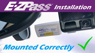 How To Mount ezpass or ipass In Car [upl. by Notnilk23]