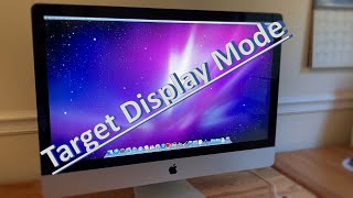 Target Display Mode Using an iMac as a monitor [upl. by Rimaj]