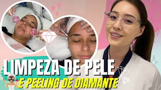 Limpeza de pele com Peeling de Diamante [upl. by Htebirol]