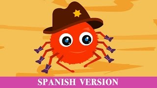 Incy Wincy Araña  Canciones infantiles  videos educativos para niños pequeños [upl. by Mallen]