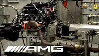 AMG 55Liter V8 Biturbo on Test Bench [upl. by Meneau]