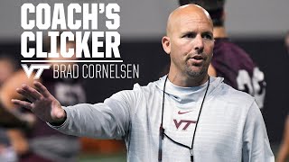 Virginia Tech Football  Coaches Clicker ft Brad Cornelsen [upl. by Ellehs]