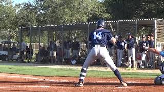 Dilan D Rosario 10192018 WWBA vs Chicago Scouts Association Jupiter Fla [upl. by Acina]