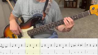 You Can Have The Crown  Sturgill Simpson  Bass Guitar Cover Play Along Tabs [upl. by Ahsinaw]