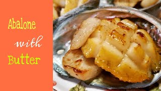 ABALONE WITH BUTTER  SIMPLE RECIPE [upl. by Aicel]