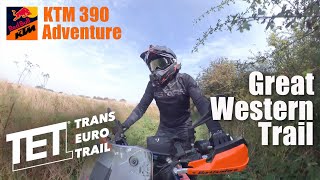 Great Western Trail  TET  KTM 390 Adventure amp Honda CB500X off road  Trans Euro Trail [upl. by Halley253]