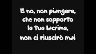 E fuori è buio  Tiziano Ferro Testo [upl. by Aitnas]