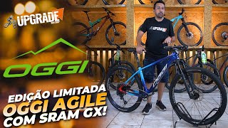 OGGI AGILE SPORT CARBON EDIÇÃO LIMITADA COM SRAM GX  UPGRADE BIKES [upl. by Irtemed]