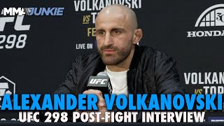 Alexander Volkanovski Makes No Excuses For KO Loss to Ilia Topuria Demands Rematch  UFC 298 [upl. by Artina]