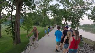 73 Crowds Gathering Prior to MaumeePerrysburg Fireworks [upl. by Adnamor]