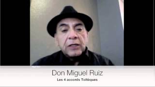 Entrevue avec Don Miguel Ruiz auteur des 4 accords Toltèques [upl. by Uzzial]