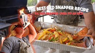 Whole Red Snapper on the Grill with StaleKracker [upl. by Nessaj31]