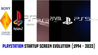 PLAYSTATION STARTUP SCREEN EVOLUTION 1994  2024 [upl. by Elton192]