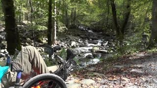 Recumbent Trike Tour Gatlinburg TN Greenbrier 20141009 ActionBent Catrike [upl. by Yatnahc183]