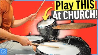 5 EASY Tom Beats EVERY Church Drummer Should Know [upl. by Winstonn169]