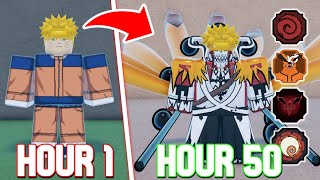 Spending 50 HOURS Mastering EVERY NARUTO Bloodline in Shindo Life  Roblox [upl. by Ynohtnaluap253]