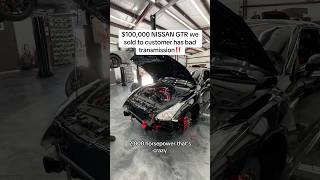 Nissan GTR transmission broke after customer bought we fixed it cardealer nissangtr gtr cars [upl. by Lejna772]