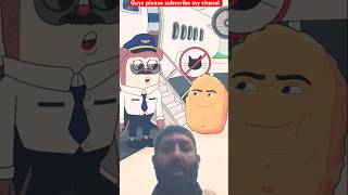 Aeroplane ✈ cute flights cartoon reaction video cat [upl. by Ellicott960]