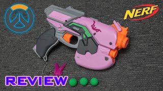 REVIEW Nerf Rival Overwatch D Va Blaster  PINK KRONOS [upl. by Vesta]