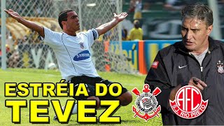 Corinthians 1 x 0 América SP  Estreia Carlitos Tevez 2005 JOGO COMPLETO [upl. by Yakcm888]