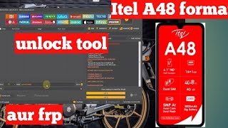 Itel A48 Pattern Lock  Frp Remove With Unlock Tool ✅ [upl. by Jahdai]