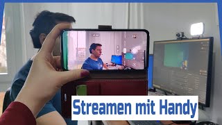 mit Smartphone STREAMEN über OBS als WEBCAM  Techquickie [upl. by Lytsyrk670]