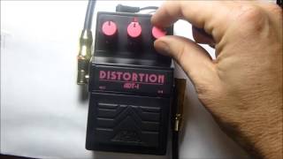 Aria ADT1 Distortion Guitar Effect Pedal [upl. by Juta]