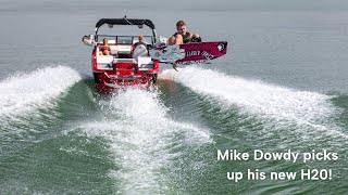 Athlete Mike Dowdy picks up his new whip  Model Year 2024 H20  Heyday Wake Boats [upl. by Damal957]