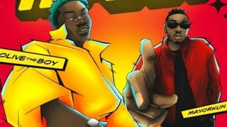 Olivetheboy Ft Mayorkun – A Fuul Official Lyric Video [upl. by Alan]