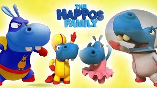 Happos Heroes Compilation I The Happos Family Cartoon Full Episode  Cartoon for Kids I Boomerang [upl. by Lleynod184]