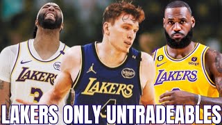 Lakers Only quotUntradeablesquot Are Dalton Knecht Lebron James amp Anthony Davis [upl. by Novaelc518]